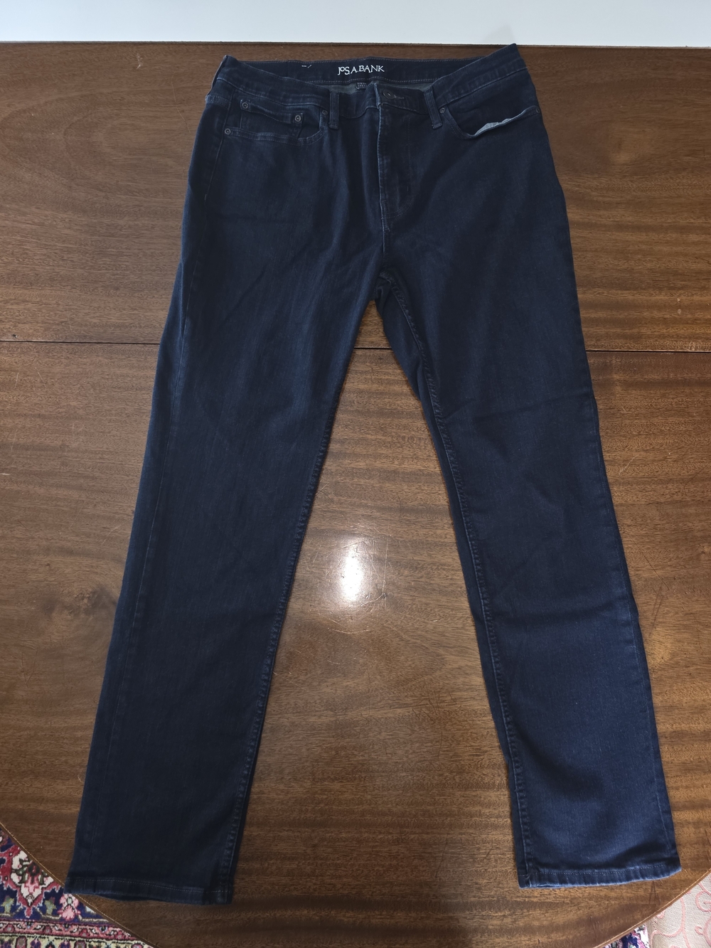 Jos. A. Bank Men's Slim Fit Dark Wash Stretch Denim Jeans 34x32